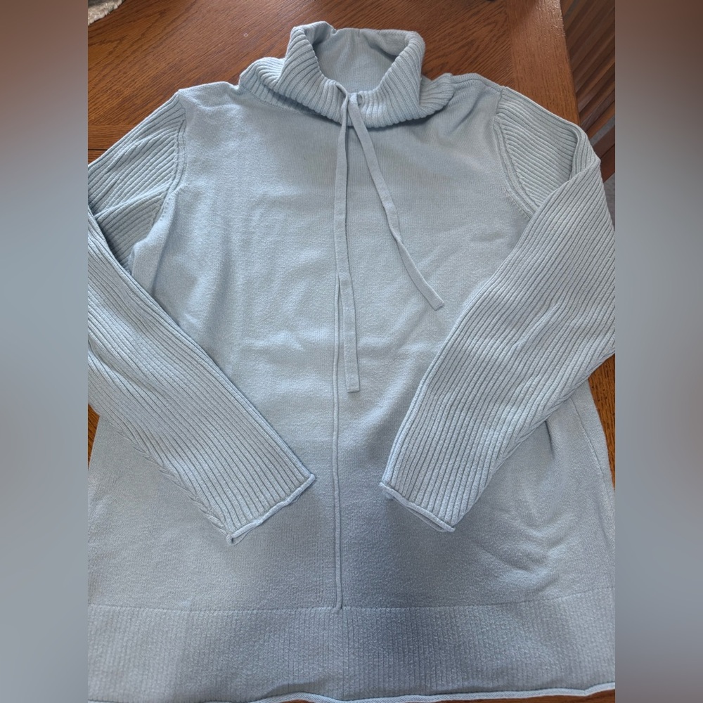 Sonoma Women's Soft Gray Cowl Neck Sweater